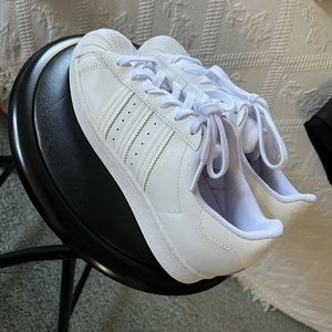 Adidas White Superstars